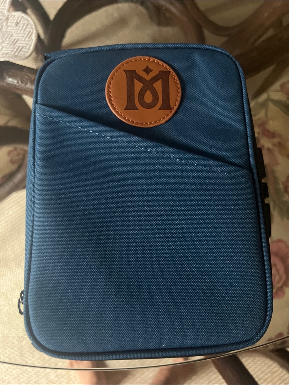 Magic Lockable Smell-Proof Toiletry Pouch in Blue